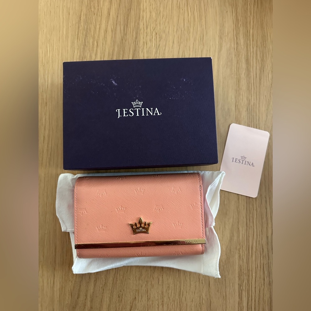 J.Estina tri-fold short wallet